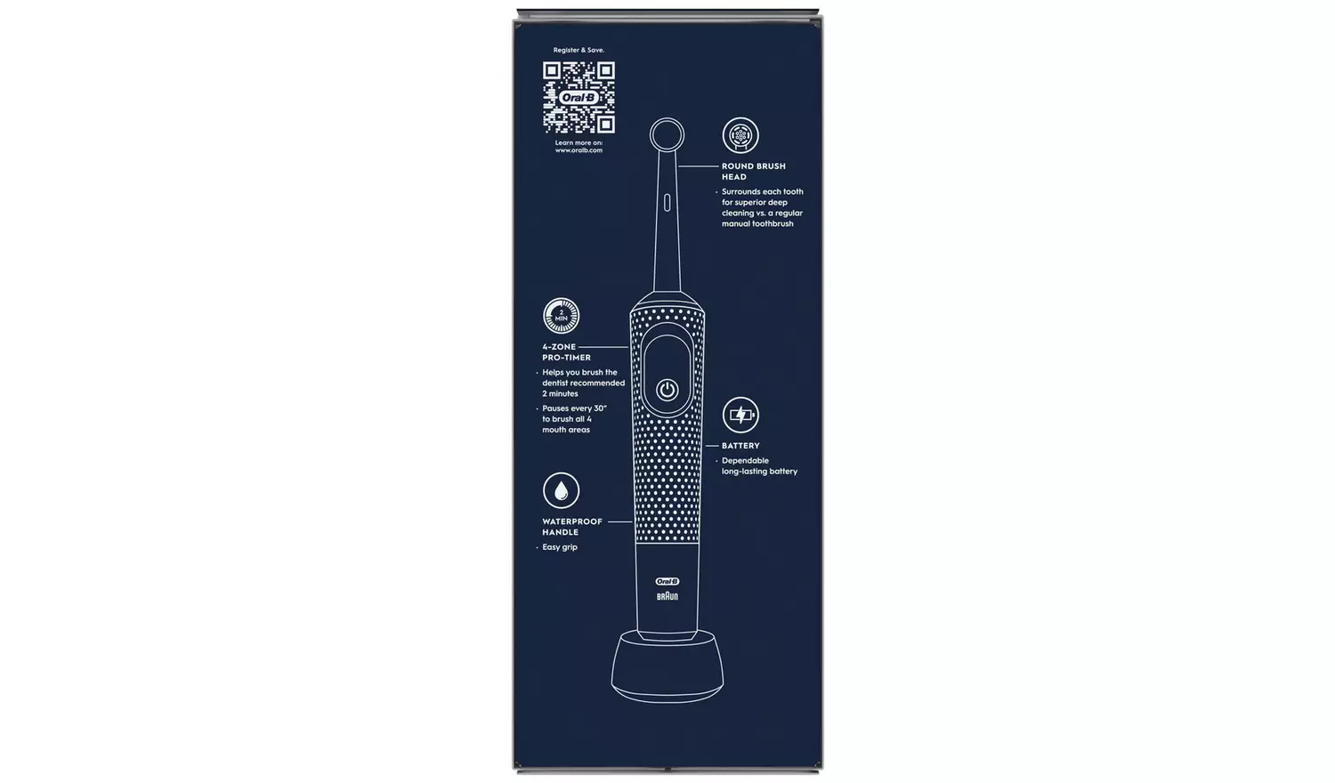 Oral-B Vitality Pro Electric Toothbrush - Purple
