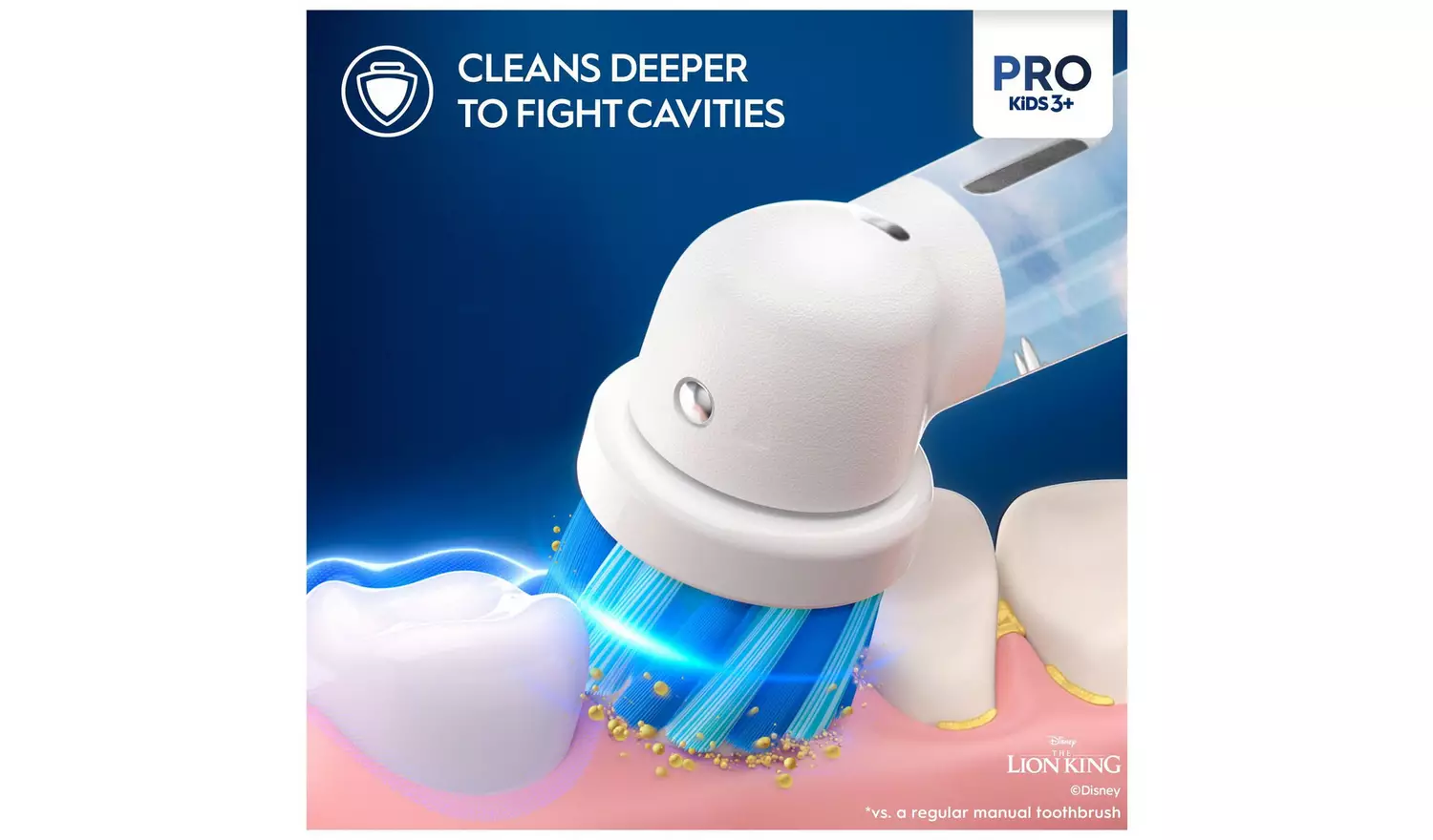 Oral-B Lion King Kids Electric Toothbrush - Red