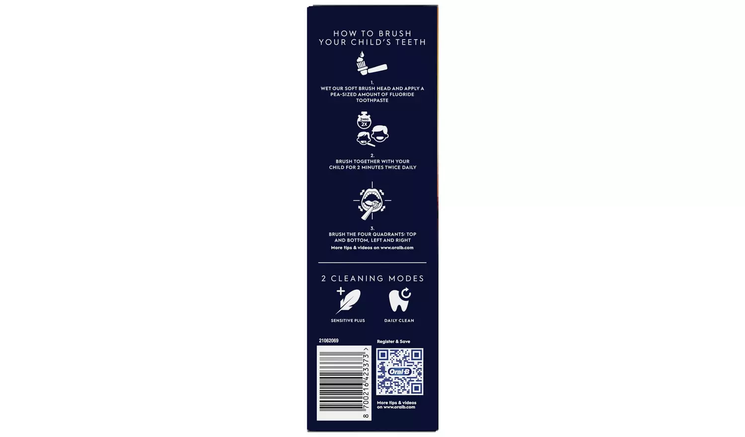 Oral-B Lion King Kids Electric Toothbrush - Red