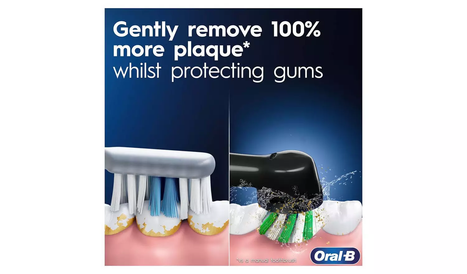 Oral-B Pro 1 Cross Action Electric Toothbrush - Black