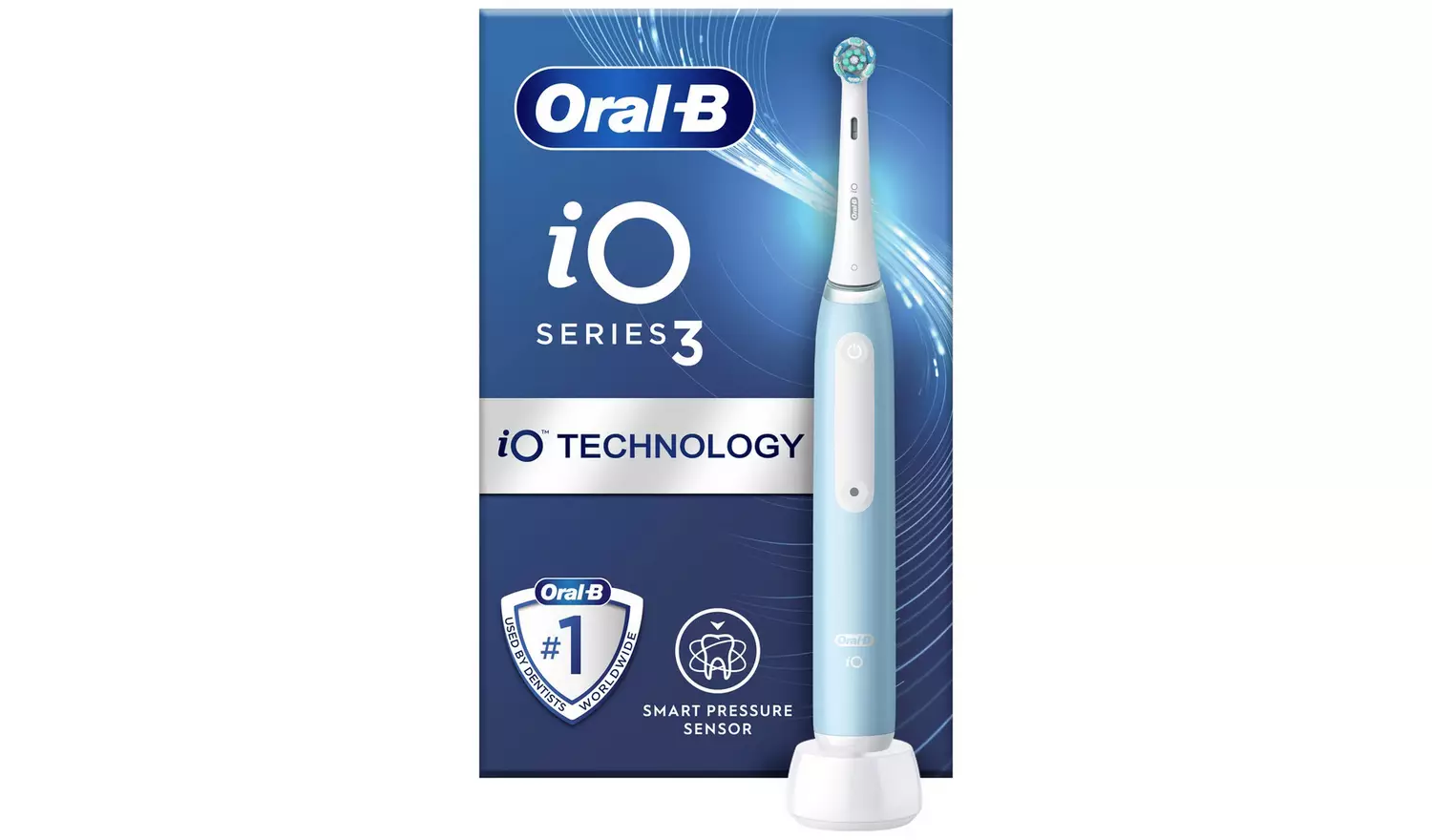 Oral-B iO 3 Ultimate Clean Electric Toothbrush - Blue