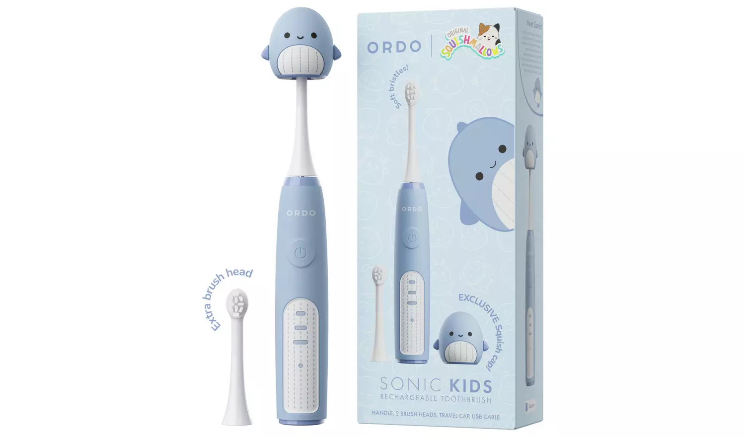 Ordo Samir Squishmallows Sonic Kids Electric Toothbrush