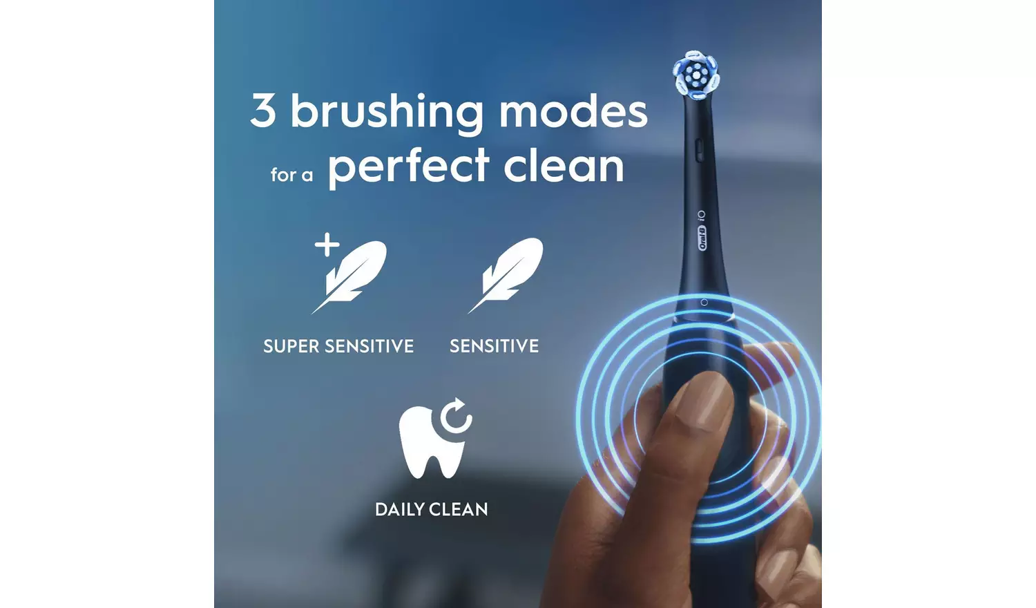 Oral-B iO2 Night Black Electric Toothbrush with Travel Case