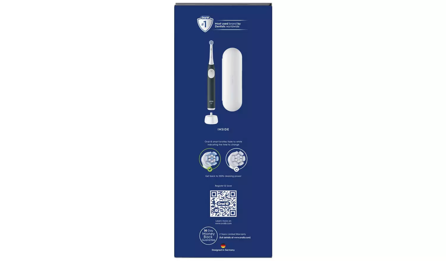 Oral-B iO2 Forest Green Electric Toothbrush with Travel Case