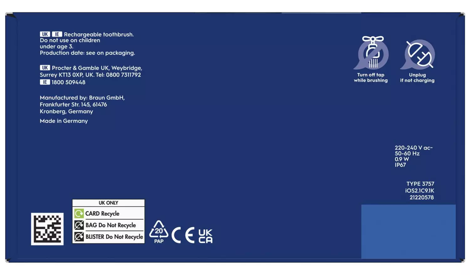 Oral-B iO2 Forest Green Electric Toothbrush with Travel Case