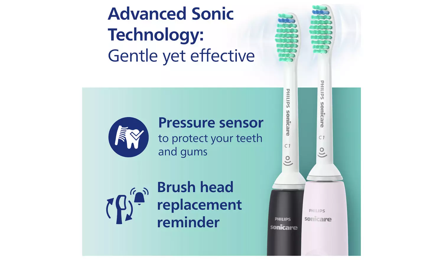 Philips Sonicare Series 3100 Electric Toothbrush -Black/Pink