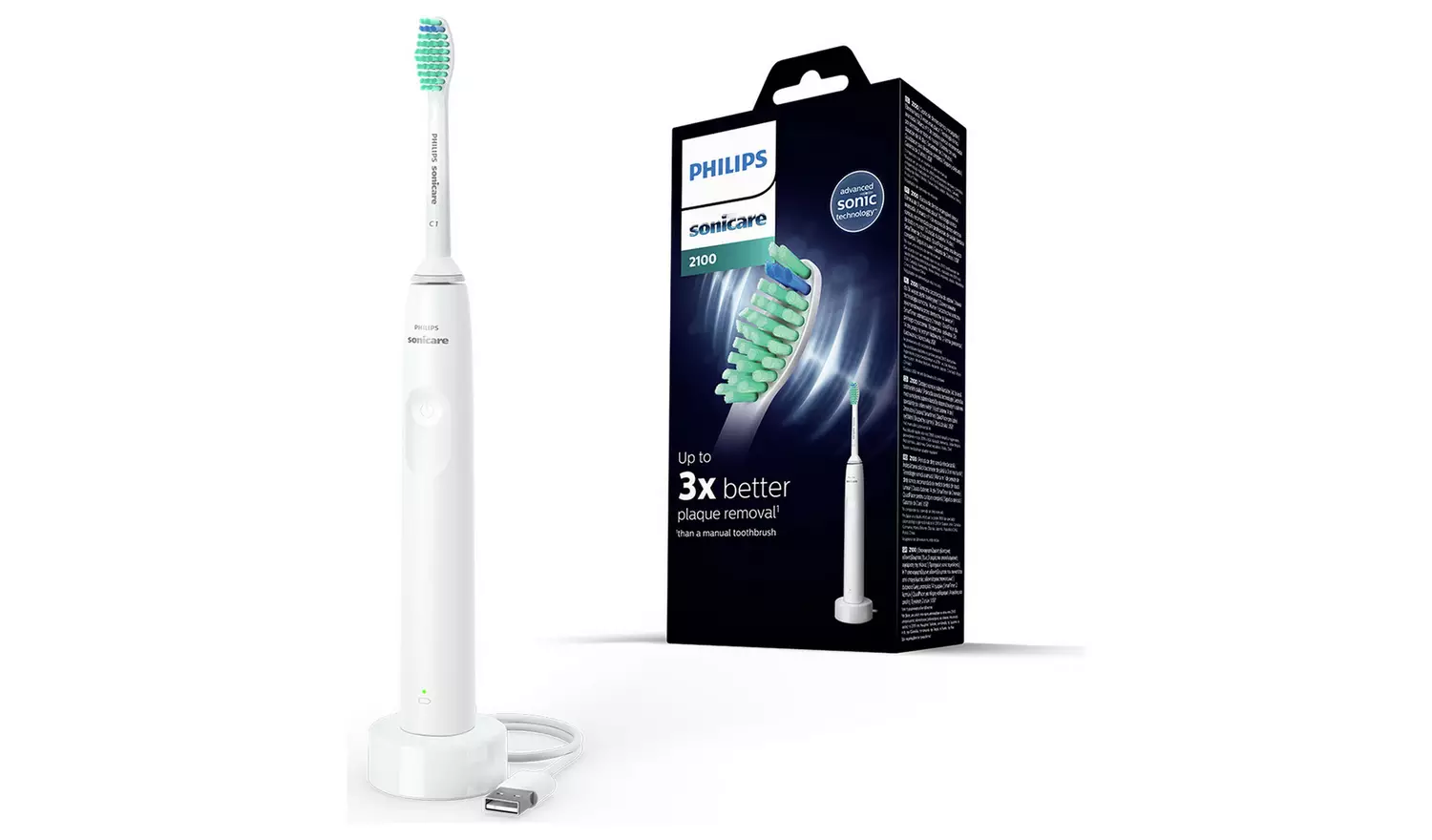 Philips Sonicare Series 2100 Electric Toothbrush - White