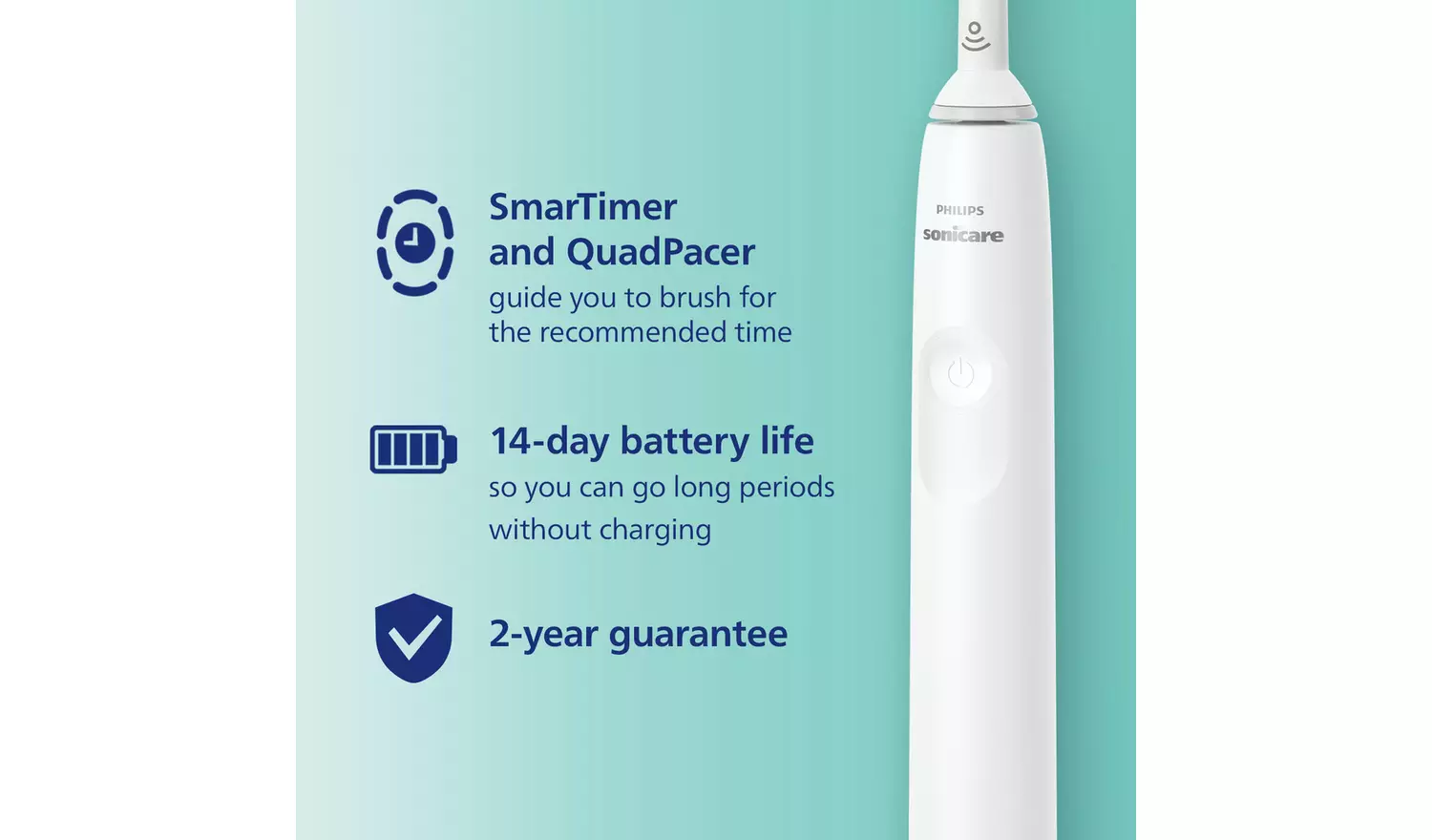 Philips Sonicare Series 2100 Electric Toothbrush - White