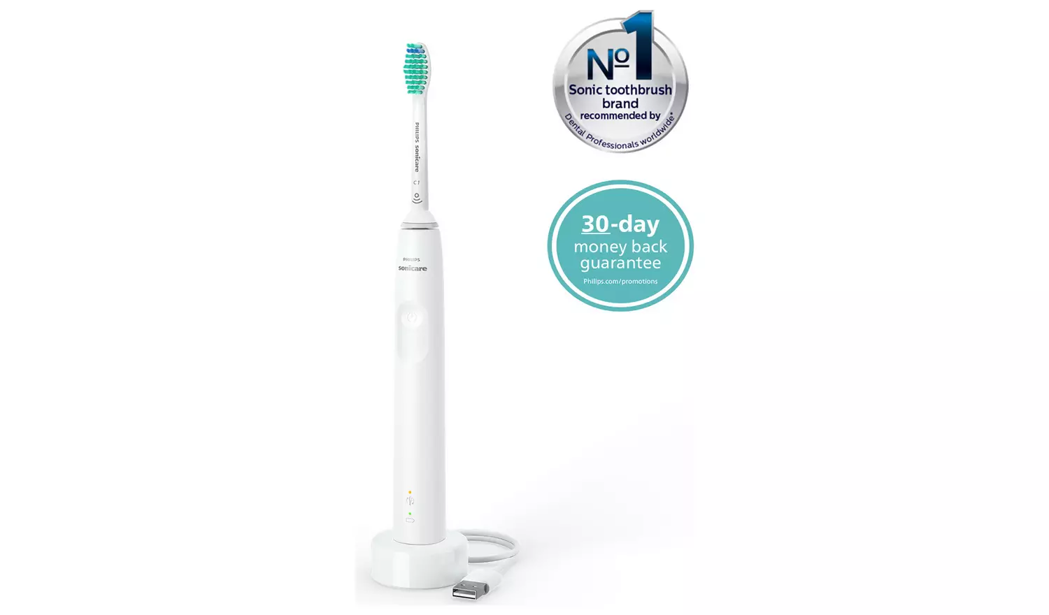 Philips Sonicare Series 3100 Electric Toothbrush - White
