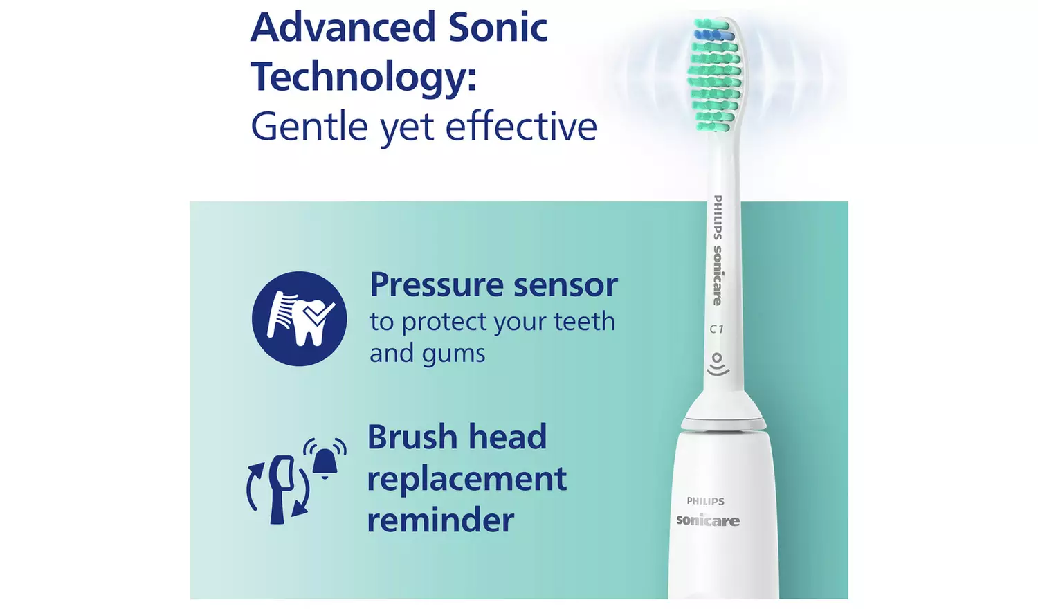 Philips Sonicare Series 3100 Electric Toothbrush - White