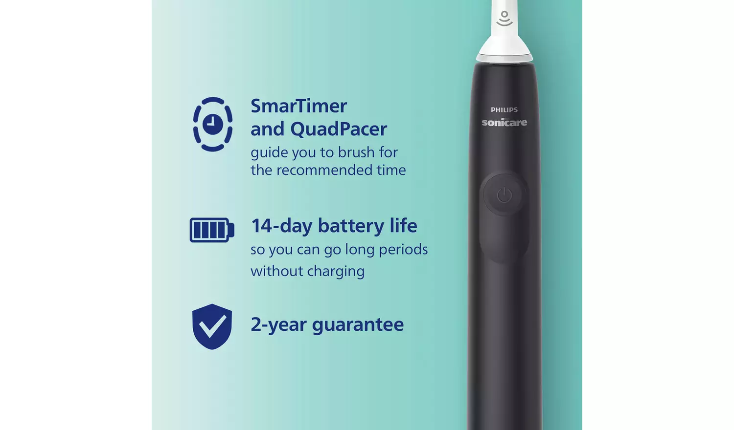 Philips Sonicare Series 3100 Electric Toothbrush - Black