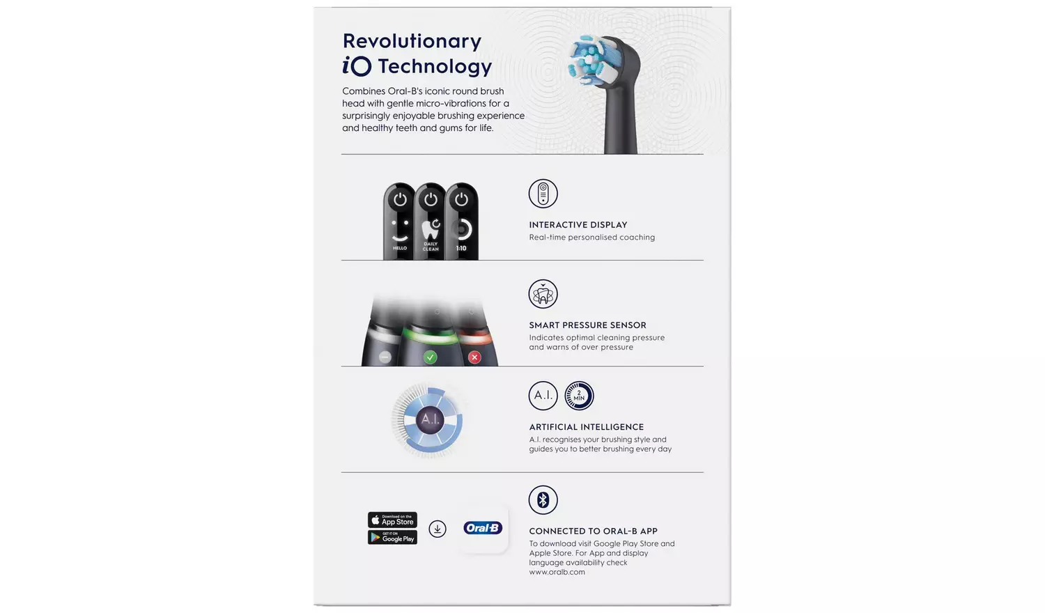 Oral-B iO 6 Electric Toothbrush - Black