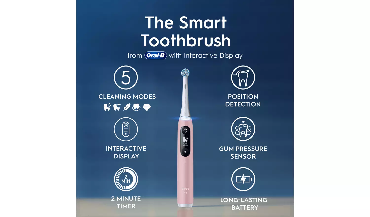 Oral-B iO 6 Electric Toothbrush - Pink