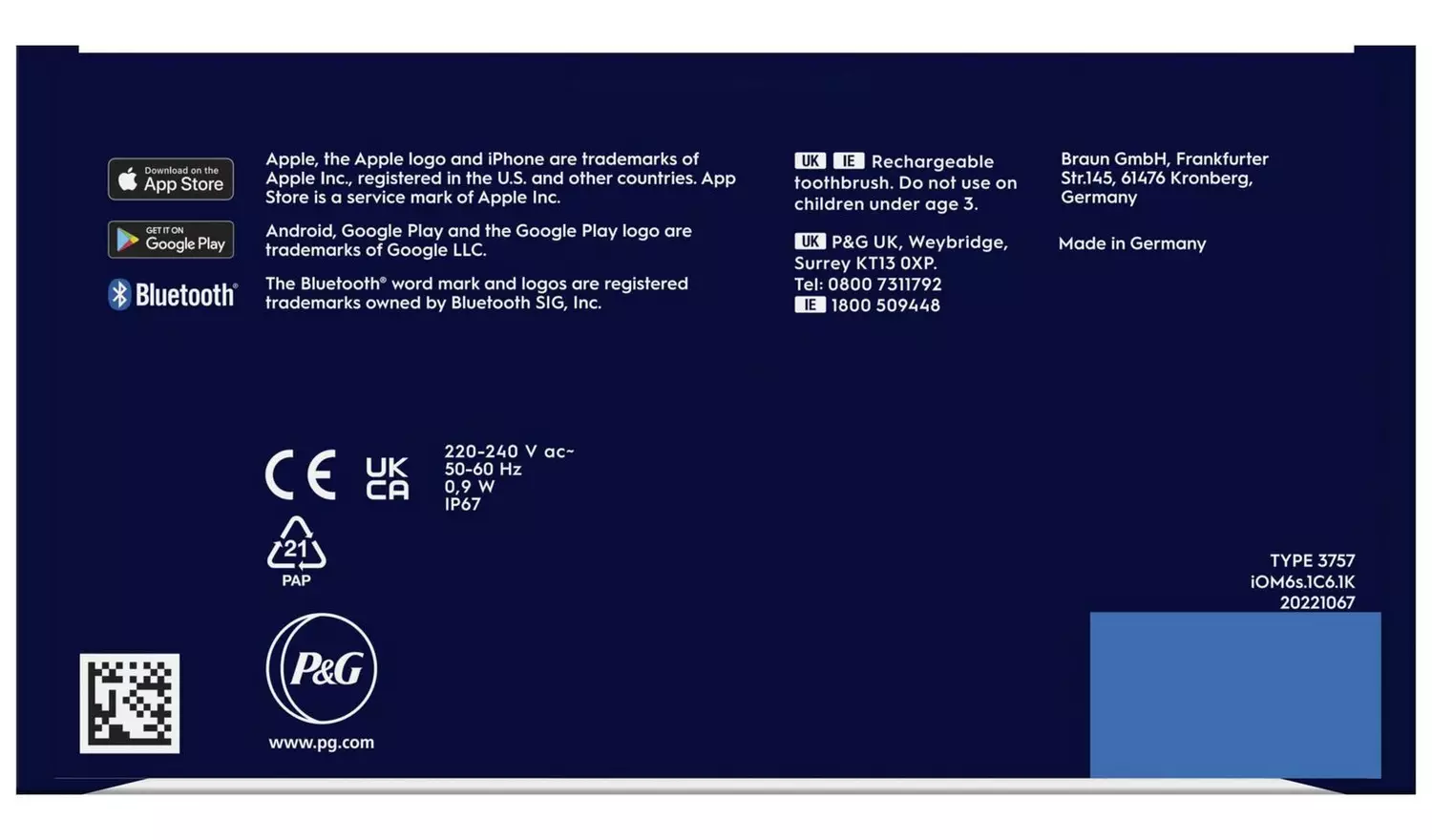 Oral-B iO 6 Electric Toothbrush - Pink