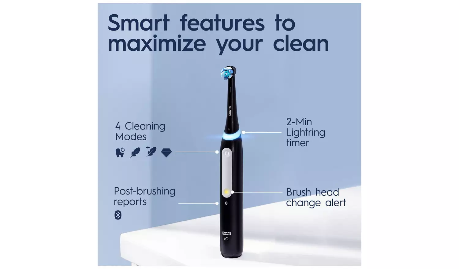 Oral-B iO 4 Electric Toothbrush - Black