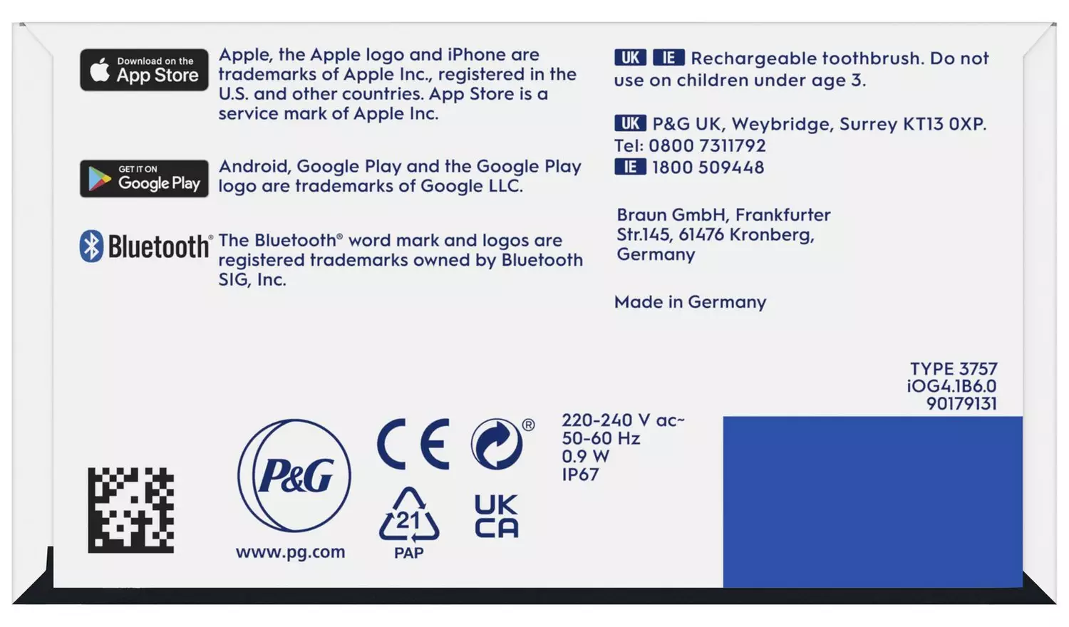 Oral-B iO 4 Electric Toothbrush - Black