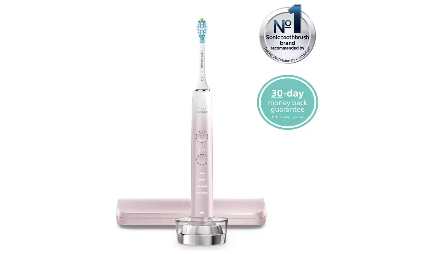 Philips Sonicare Series 9000 Electric Toothbrush - Pink