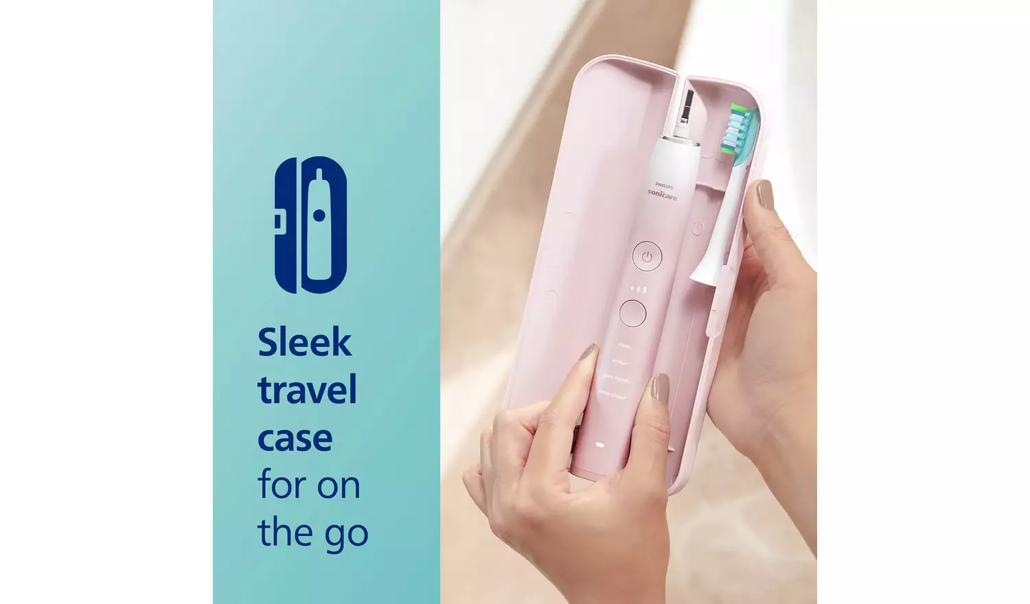 Philips Sonicare Series 9000 Electric Toothbrush - Pink