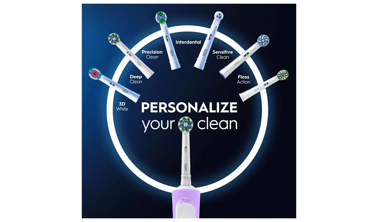 Oral-B Vitality Pro Electric Toothbrush - Purple