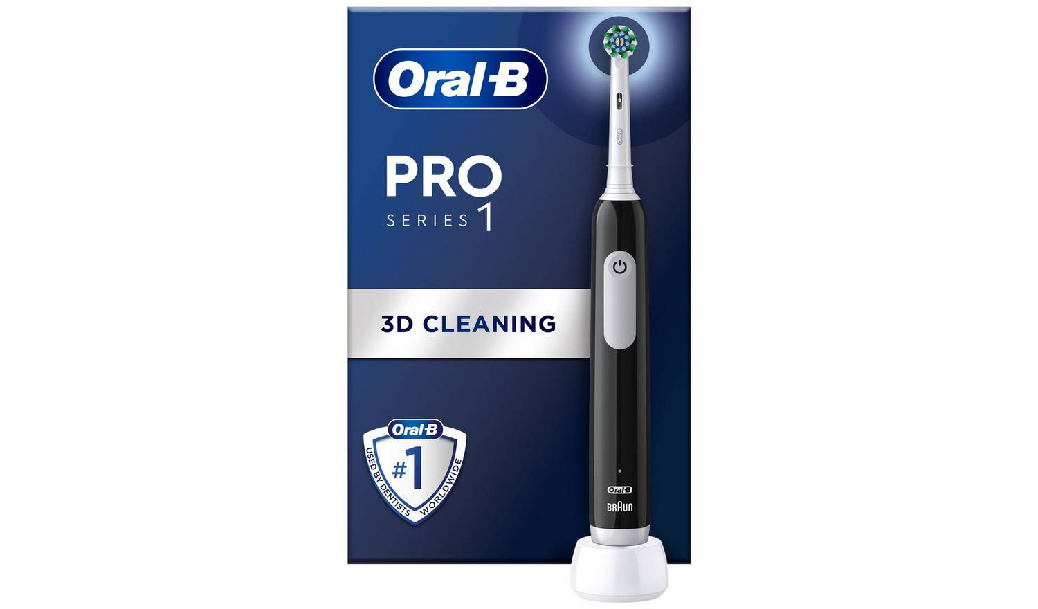 Oral-B Pro 1 Cross Action Electric Toothbrush - Black