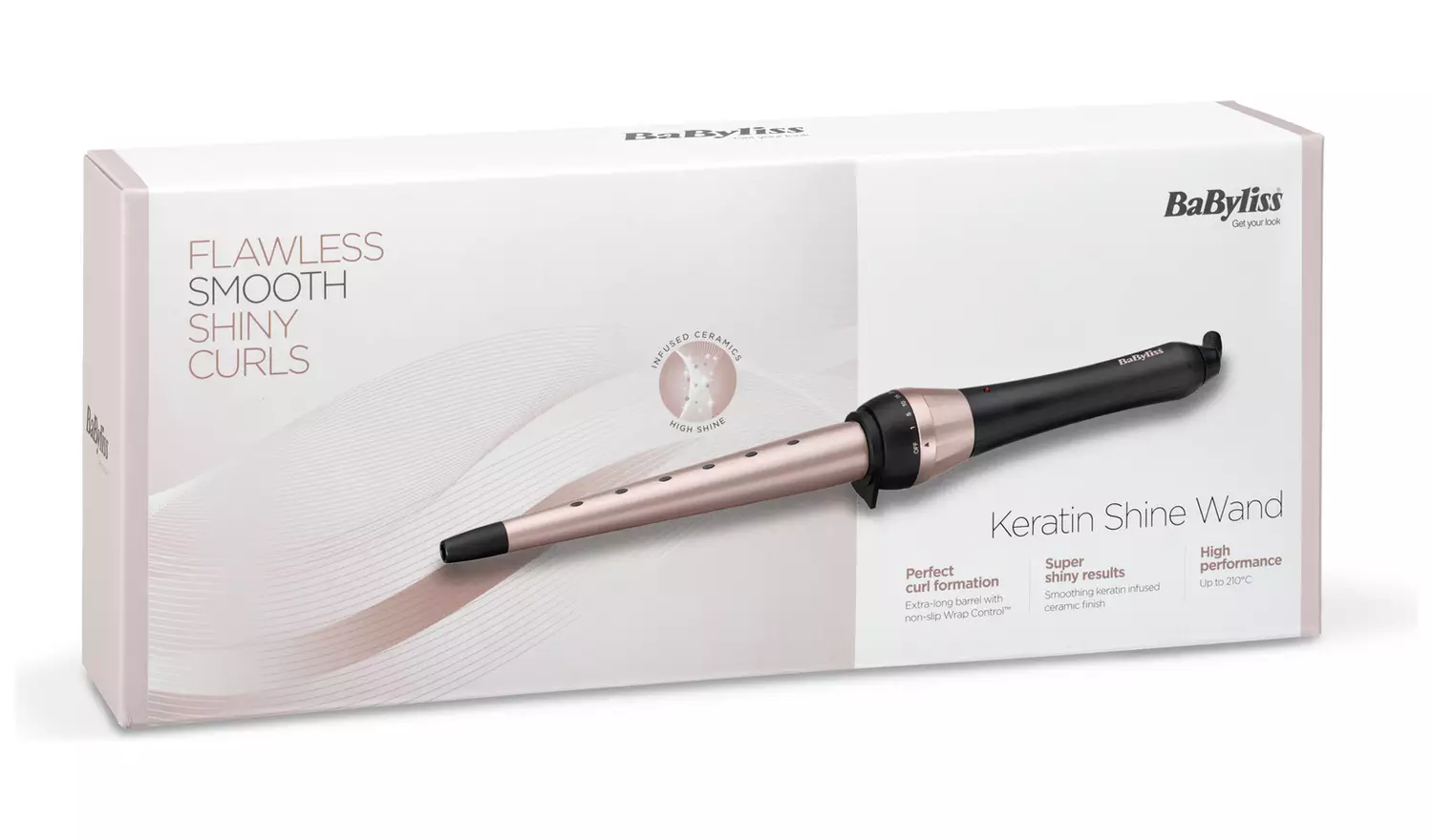 BaByliss Keratin Shine Curling Wand