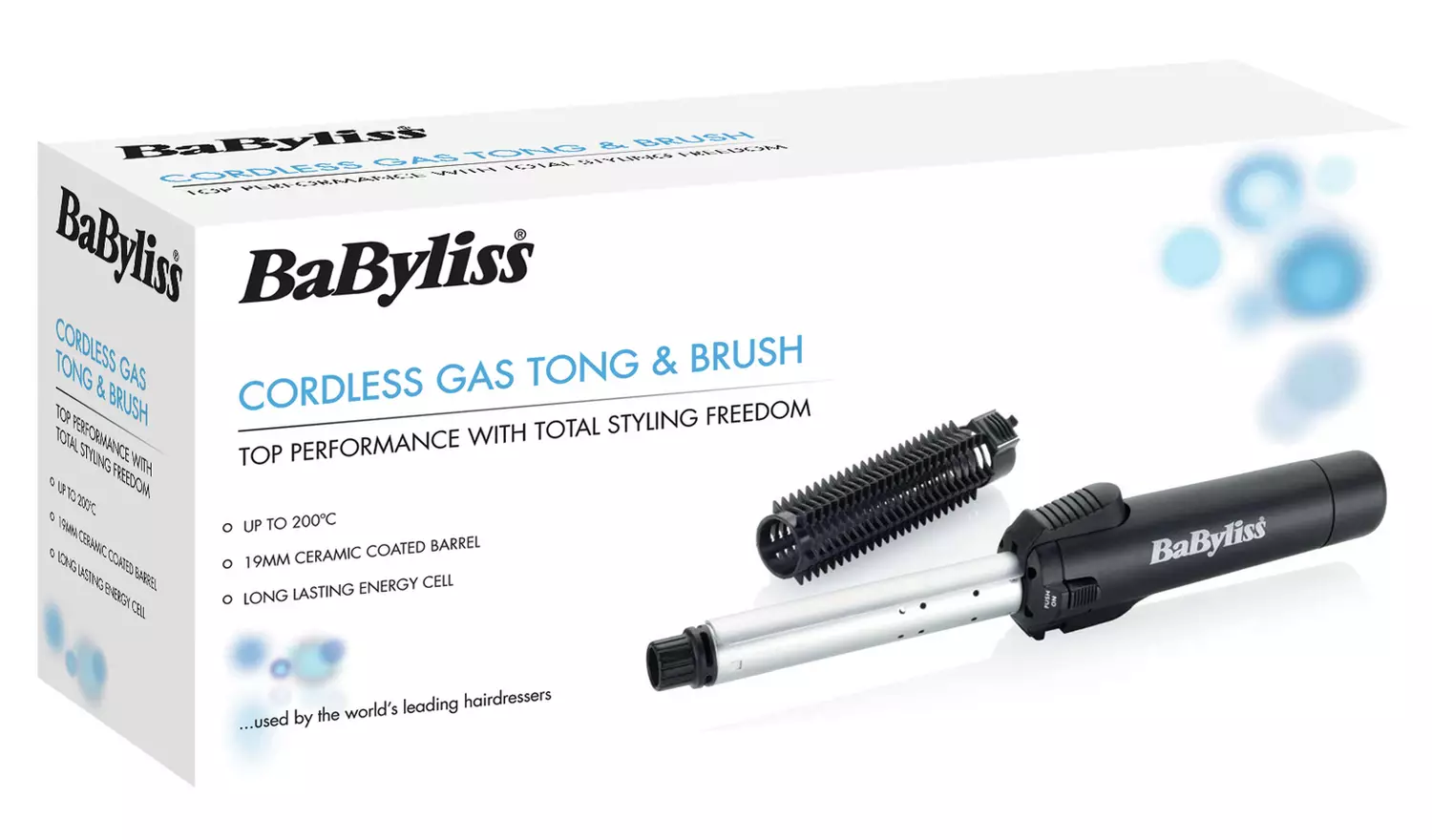 BaByliss Ceramic Gas Curling Tong