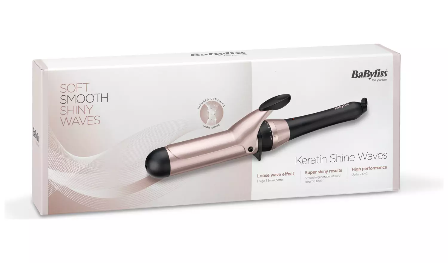 BaByliss Keratin Shine Curling Tong