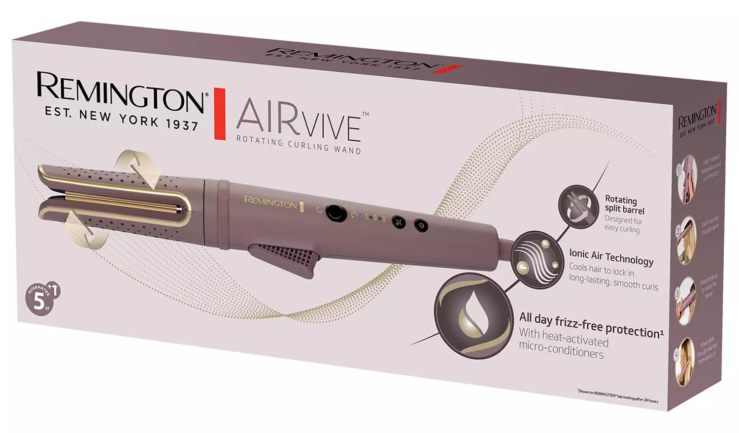 Remington CI8930 AIRvive Rotating Curling Wand