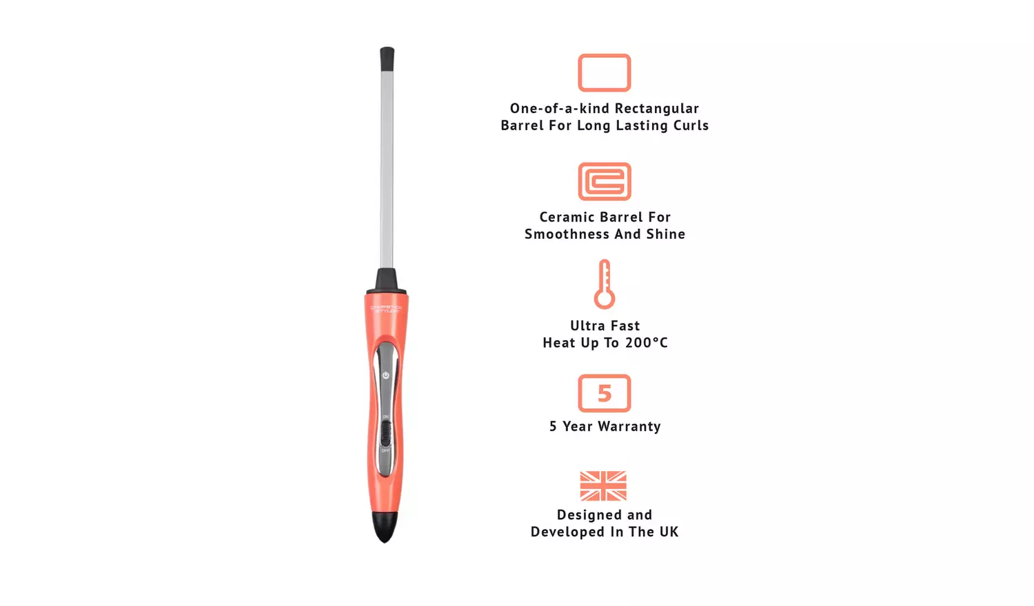 Chopstick Styler Classic Curling Wand