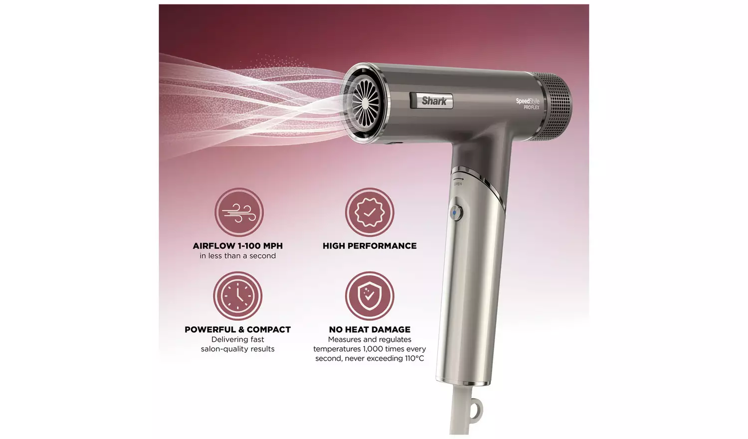 Shark Speed Style Pro FLEX 4-in-1 Hair Dryer