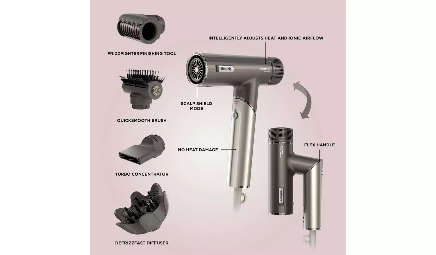 Shark Speed Style Pro FLEX 4-in-1 Hair Dryer