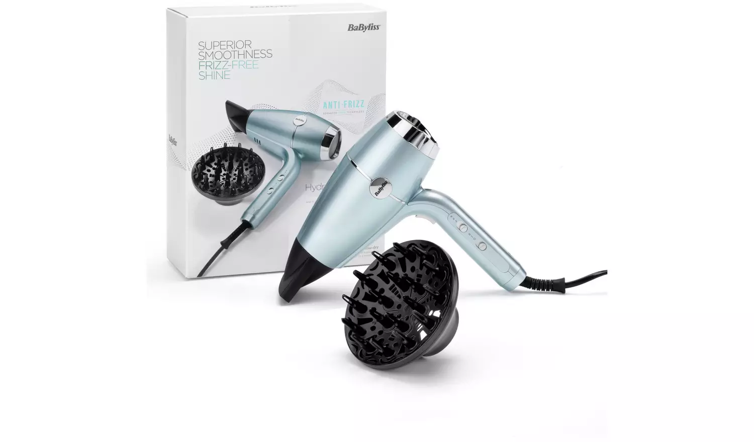 BaByliss Hydro-Fusion Anti-Frizz 2100 Hair Dryer