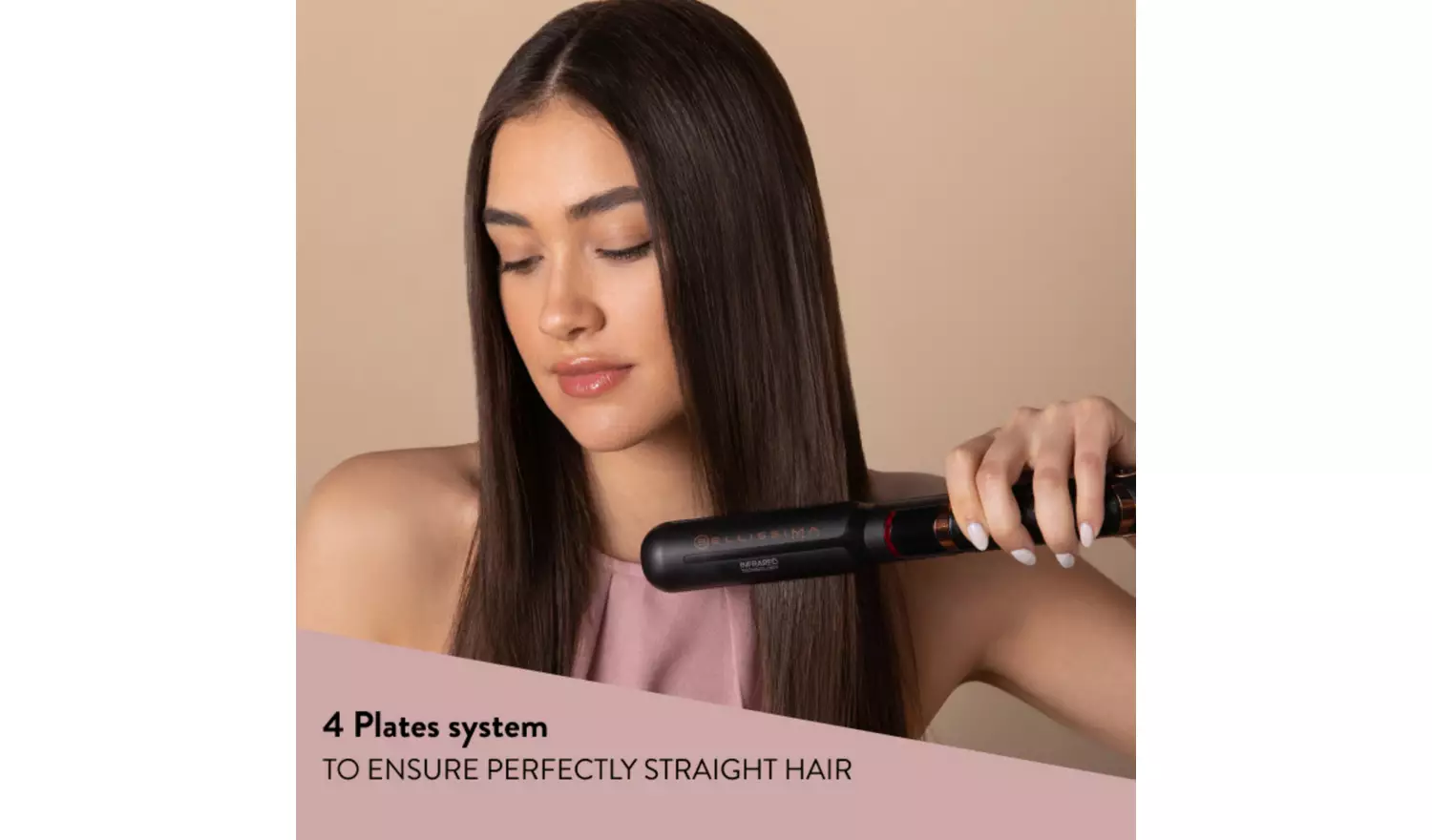 Bellissima Italia 11866 Hair Straightener - Black