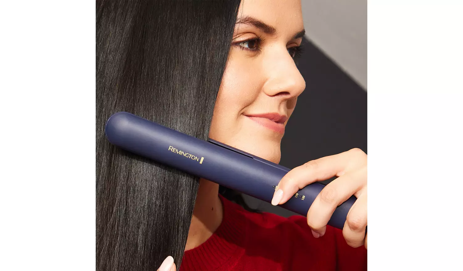 Remington S5805 Sapphire Luxe Hair Straightener - Navy