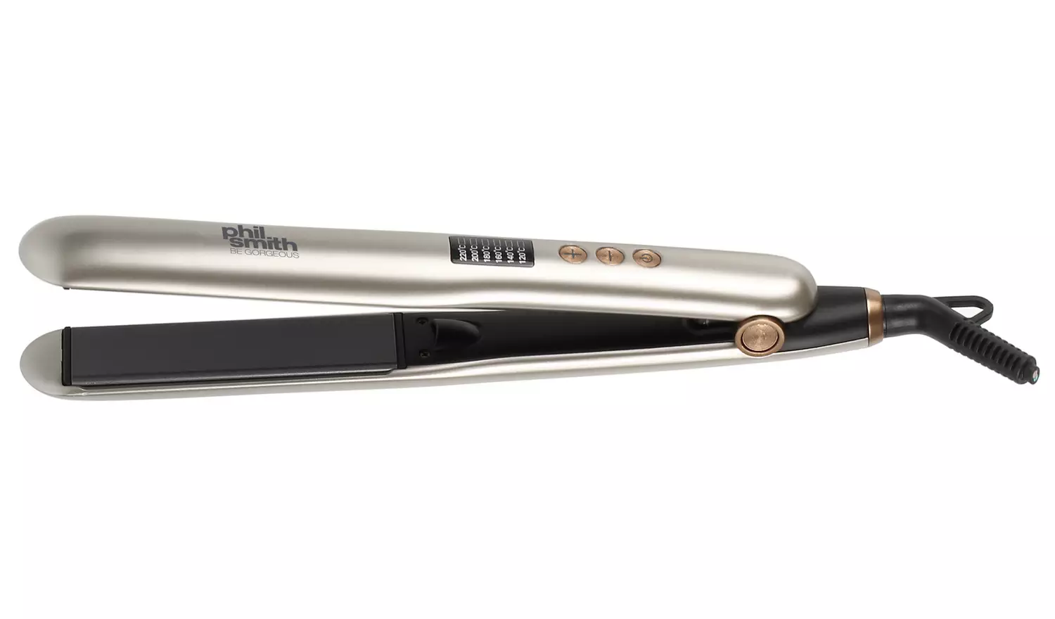 Phil Smith RH-608M Salon Collection Hair Straightener - Gold