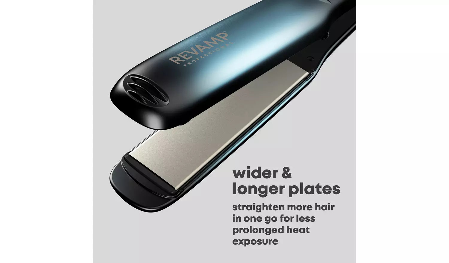 Revamp ST-2000-GB Ultra X Shine Hair Straightener - Black