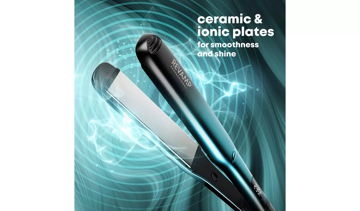 Revamp ST-2000-GB Ultra X Shine Hair Straightener - Black