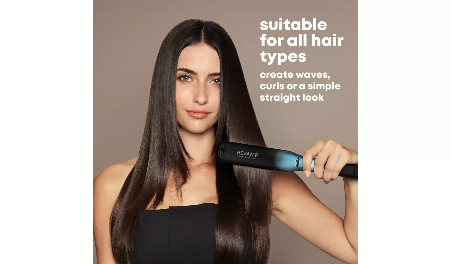 Revamp ST-2000-GB Ultra X Shine Hair Straightener - Black