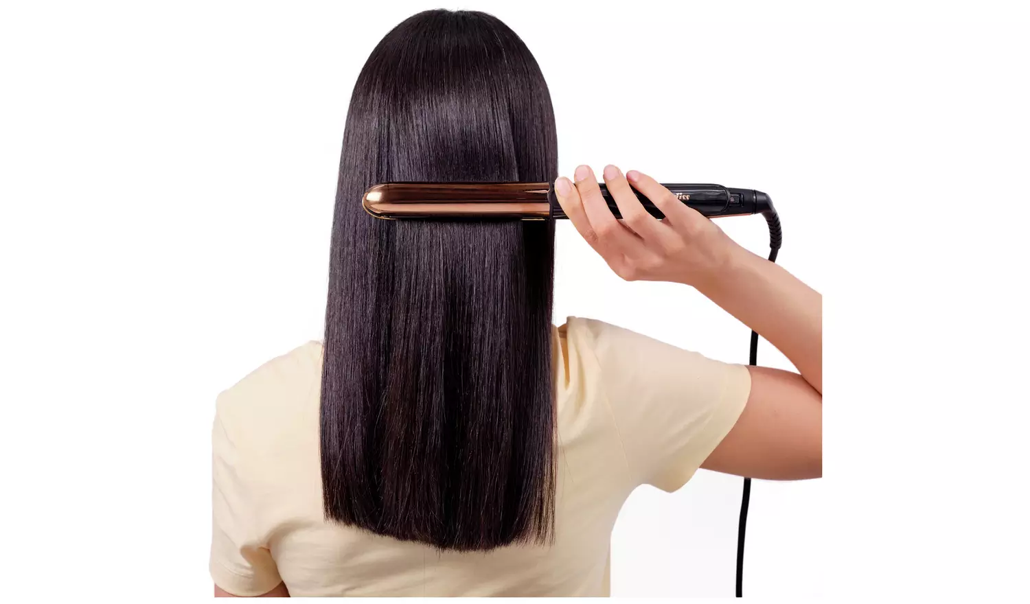 BaByliss 2481U Straight and Curl Hair Straightener - Black