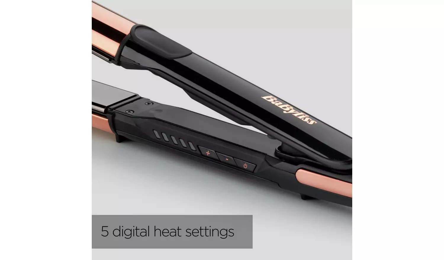 BaByliss 2481U Straight and Curl Hair Straightener - Black