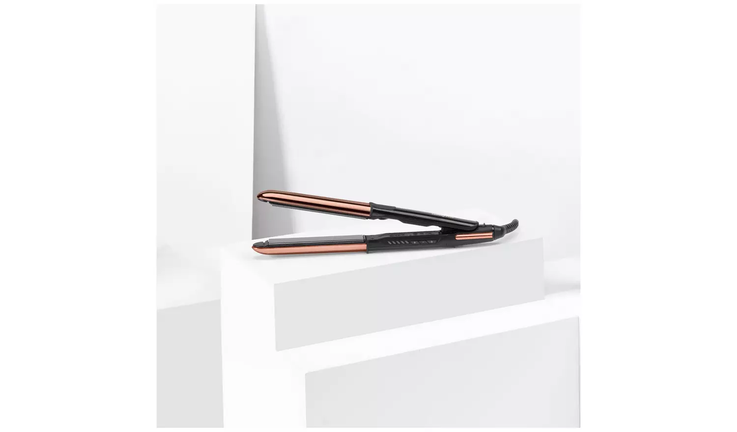 BaByliss 2481U Straight and Curl Hair Straightener - Black