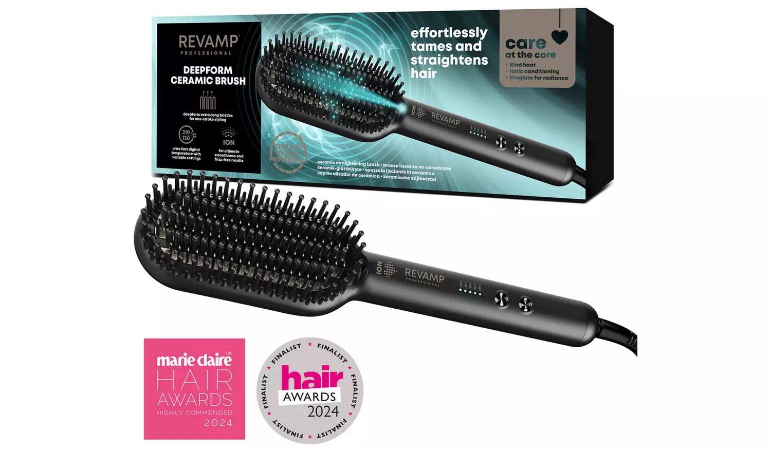 Revamp Deepform Ceramic Straightening Hot Brush