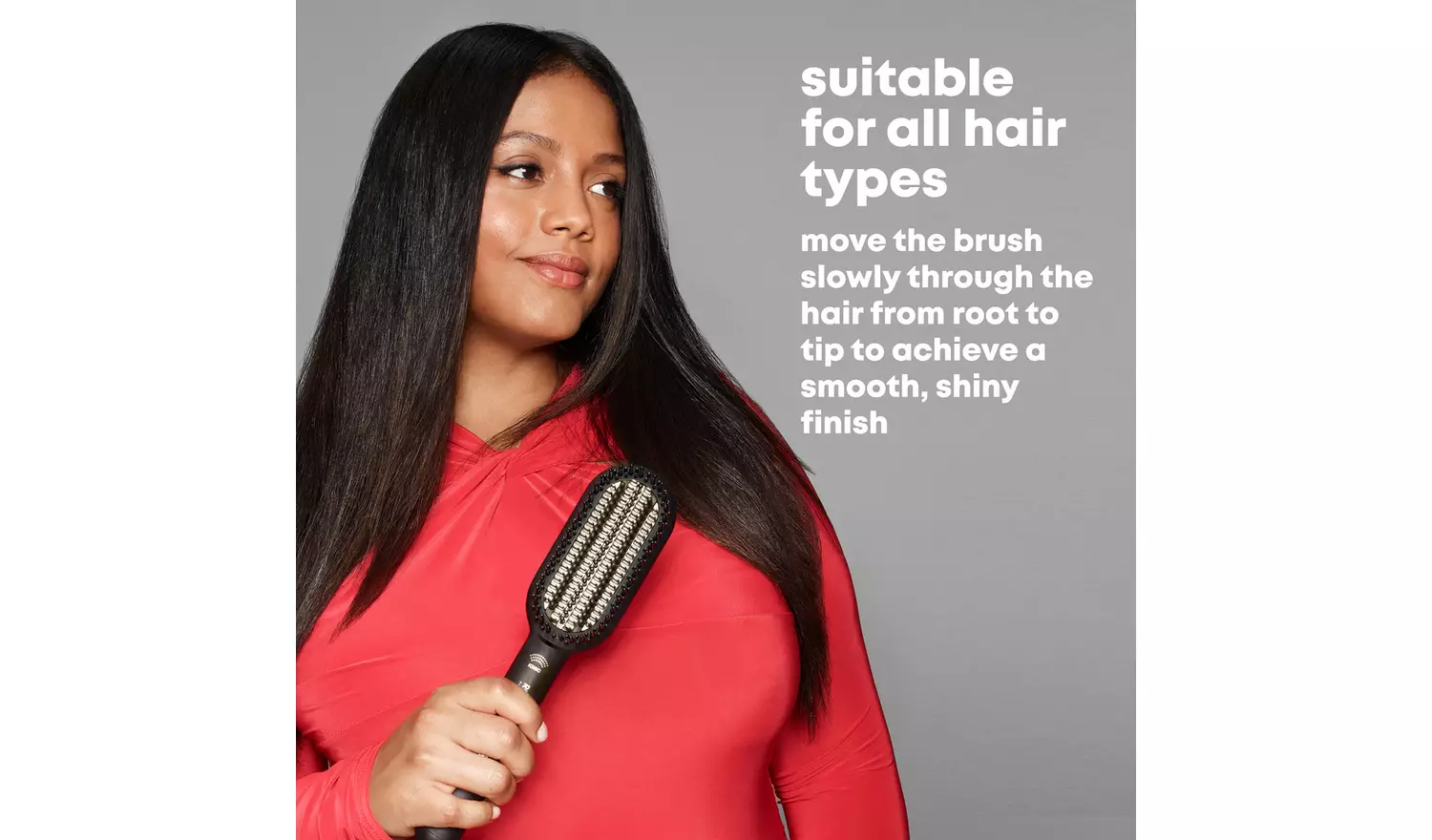 Revamp Deepform Ceramic Straightening Hot Brush