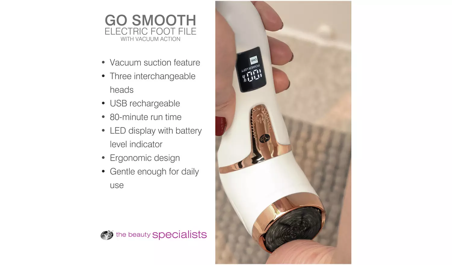Rio Go Smooth Electric Foot File