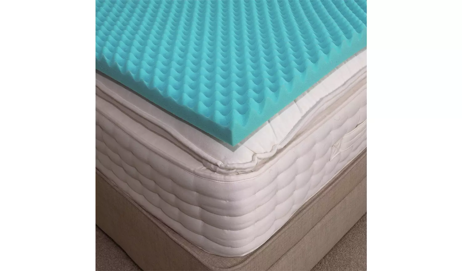 Aidapt 5.0cm Memory Foam Cool Mattress Topper - Single