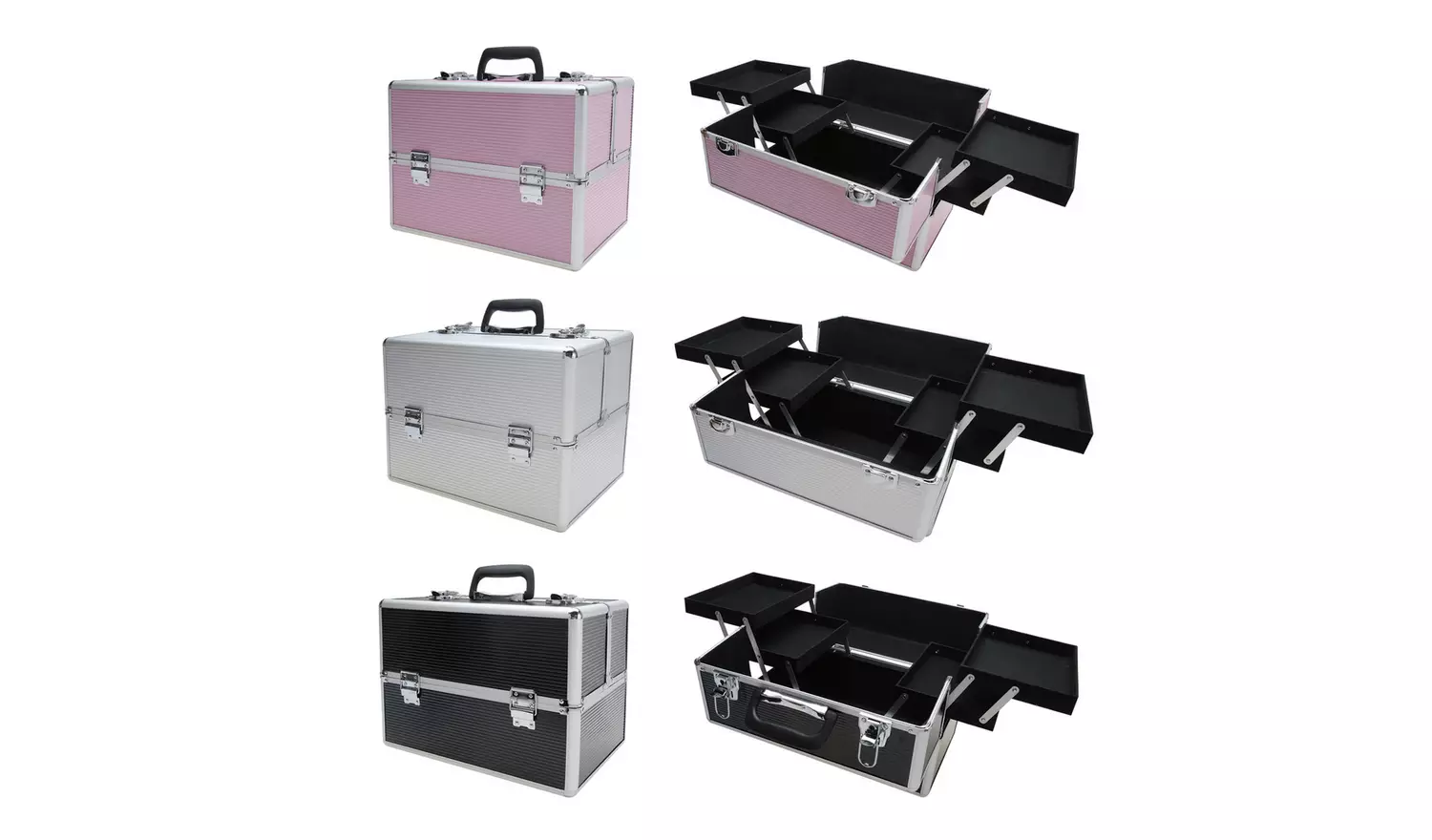 Large Silver Vanity Case