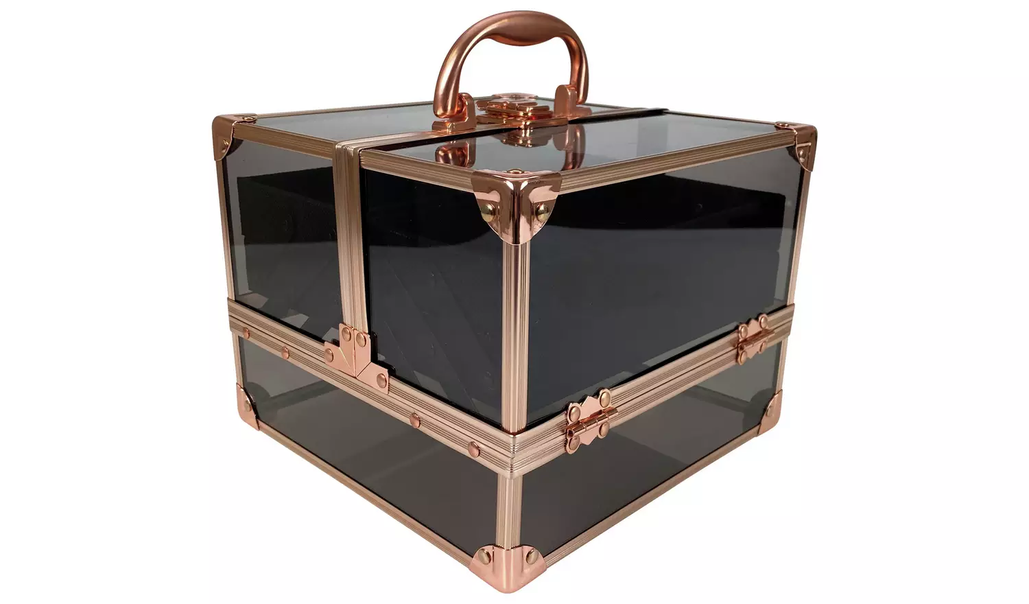 Technic Black & Rose Gold Vanity Case