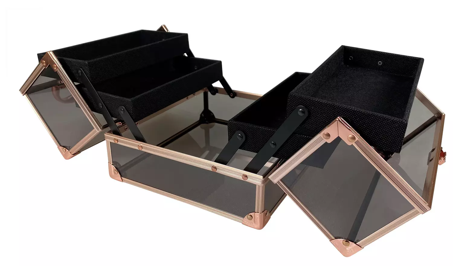 Technic Black & Rose Gold Vanity Case