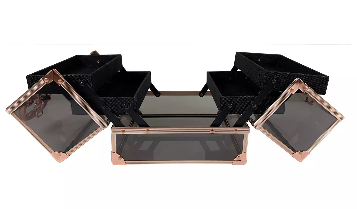 Technic Black & Rose Gold Vanity Case