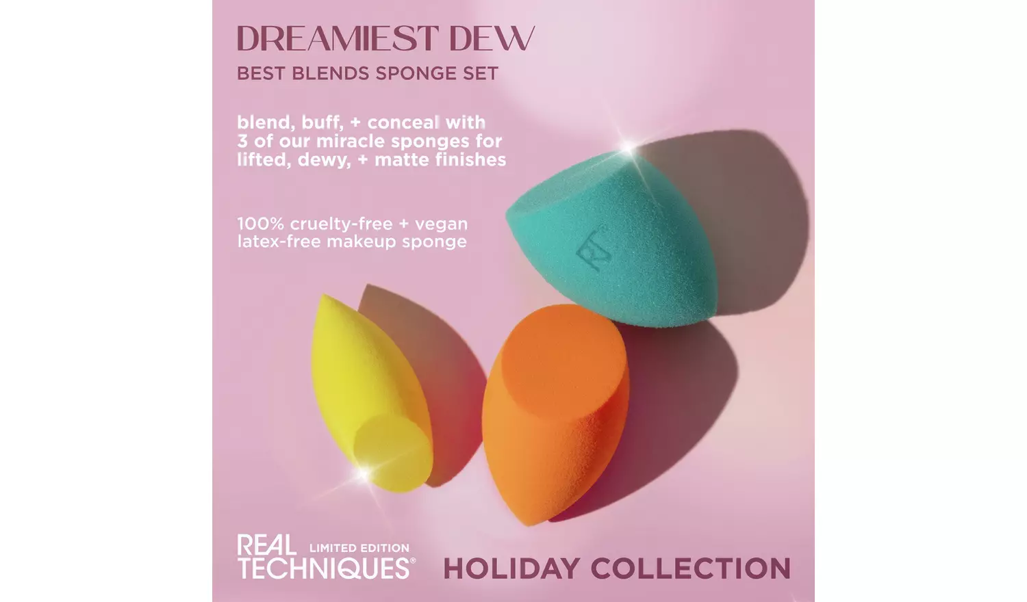 Real Techniques Dreamiest Dew 3 Sponge Set